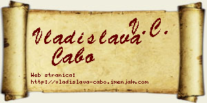 Vladislava Cabo vizit kartica